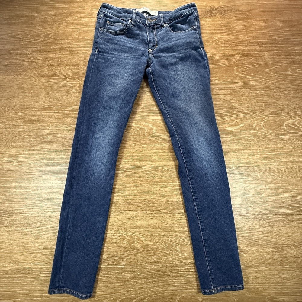 Abercrombie & Fitch Skinny Jeans Women's 6R W28 Blue Stretch Denim